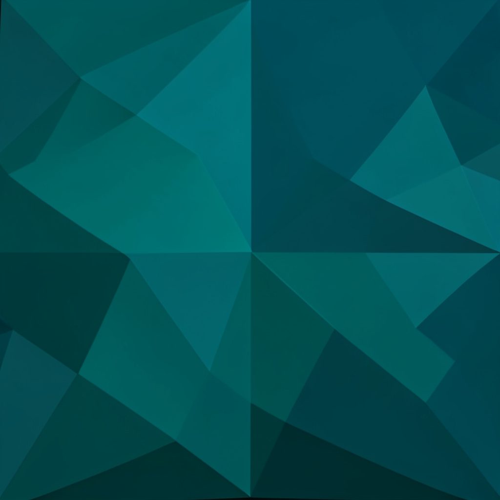 Low-poly mountain and valley illustration in teal and warm neutral tones suggesting adventure