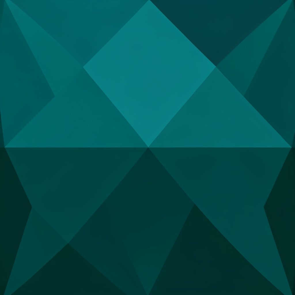 A warm, glowing low-poly faceted illustration in teal, gold, and soft orange suggesting hope and quiet celebration